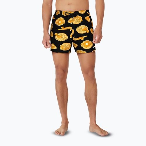 Pánske plavecké šortky Nike Multi Print 5" Volley black