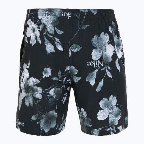 Pánske plavecké šortky Nike Fine Floral 7" Volley black
