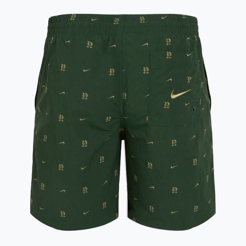 Pánske plavecké šortky Nike Luxe Letter 7" Volley fir