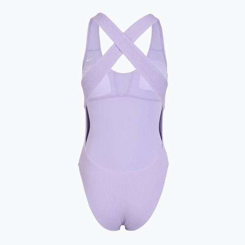 Dámske jednodielne plavky Nike Elevated Essential Crossback hydrangeas