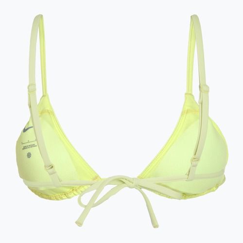 Vrchný diel plaviek Nike Essential Triangle Bikini sotva voltový