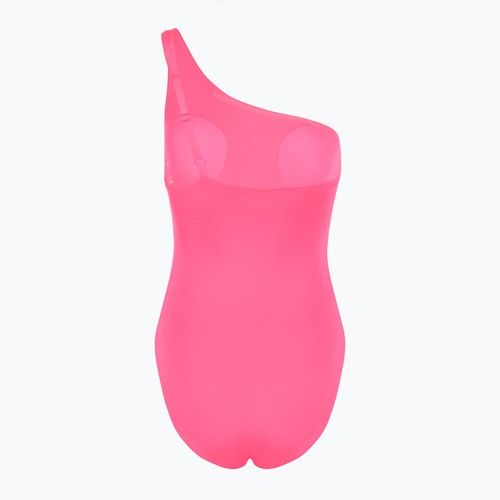 Dámske jednodielne plavky Nike Essential Asymmetrical hyper pink