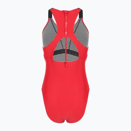 Dámske jednodielne plavky Nike Hydralock Fusion university red