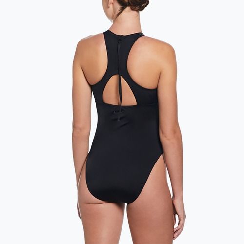 Dámske jednodielne plavky Nike Hydralock Fusion Racerback black