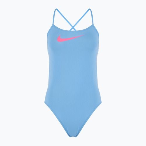 Dámske jednodielne plavky Nike Hydrastrong Adjustable Crossback university blue