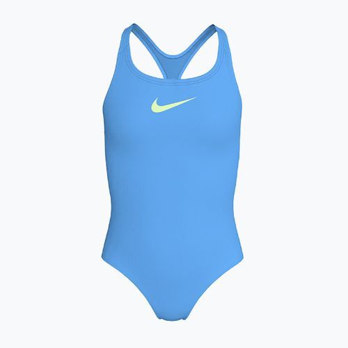 Detské jednodielne plavky Nike Essential Racerback university blue