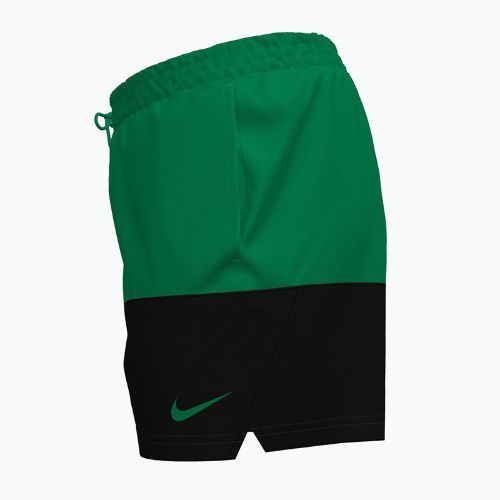 Pánske plavecké šortky Nike Split 5" Volley stadium green
