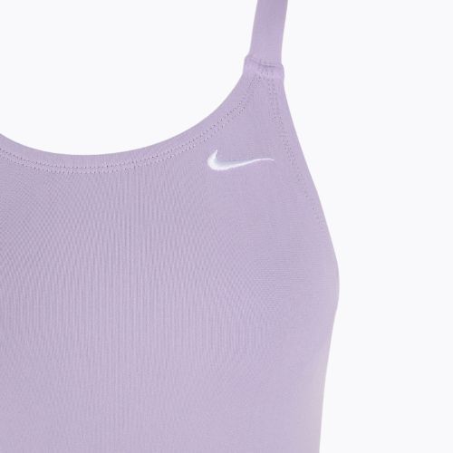 Dámske jednodielne plavky Nike Hydrastrong Solid Fastback hydrangeas