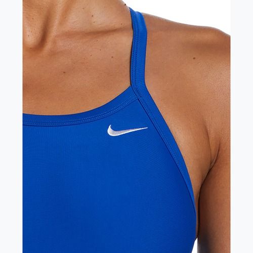 Dámske jednodielne plavky Nike Solid Racerback game royal
