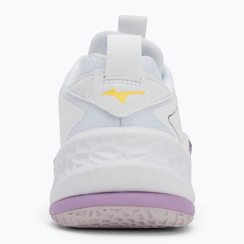 Topánky na hádzanú Mizuno Wav Stealth Neo 2 white/navy peóny/peach parfait