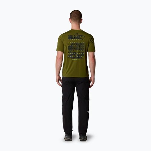 Pánske tričko The North Face Foundation Mountains Faces Tee forest olive