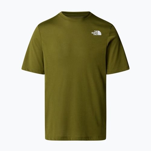 Pánske tričko The North Face Foundation Mountains Faces Tee forest olive