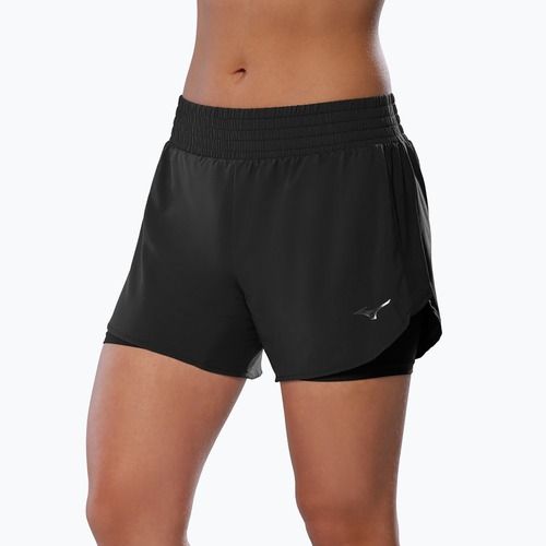 Dámske bežecké šortky Mizuno 2IN1 4,5" black