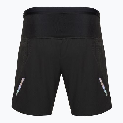 Pánske bežecké šortky Mizuno Trail ER 2IN1 black