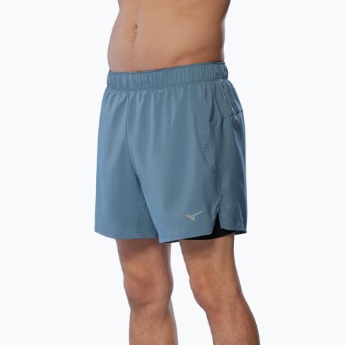 Pánske bežecké šortky Mizuno Core 5,5" 2IN1 citadel