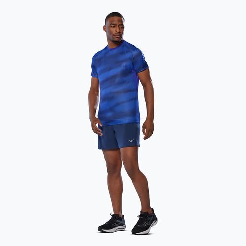 Pánske bežecké tričko Mizuno DryAeroFlow Graphic Tee reflex blue