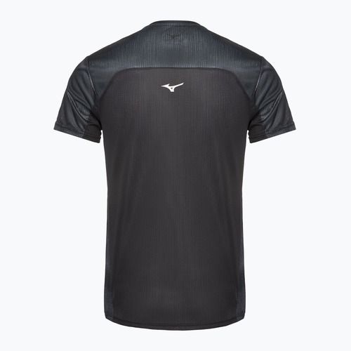 Pánske bežecké tričko Mizuno DryAeroFlow Graphic Tee black