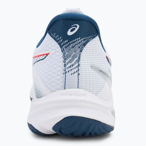 Pánske volejbalové topánky ASICS Netburner Ballistic FF 4 white/mako blue