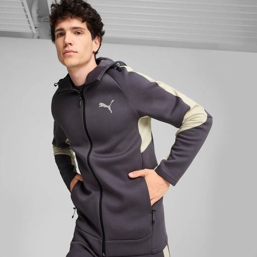Pánska mikina PUMA Evostripe Hoodie FZ DK galactic gr