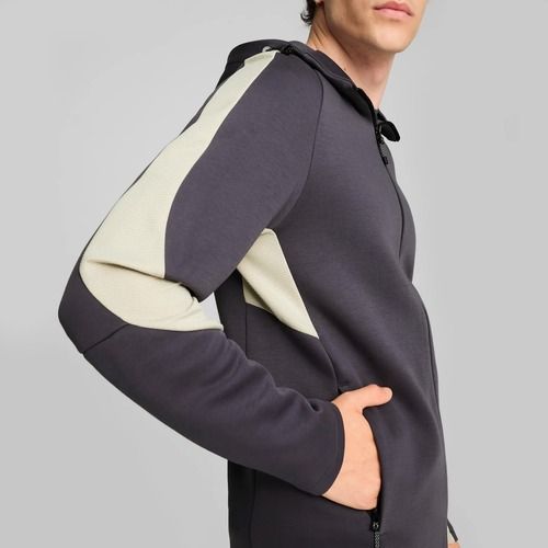 Pánska mikina PUMA Evostripe Hoodie FZ DK galactic gr