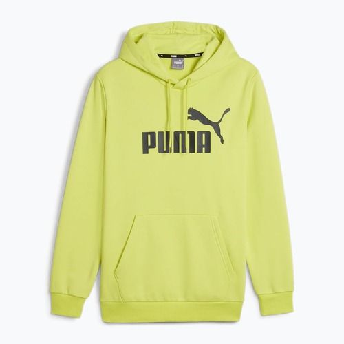 Pánska mikina PUMA Essentials Big Logo Hoodie FL lime sheen