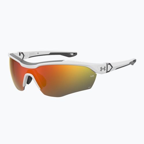 Pánske slnečné okuliare Under Armour Yard Pro matte white/orange multilayer oleophobic