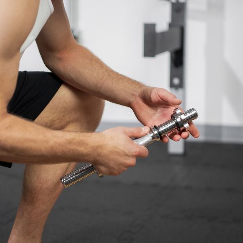 Držadlá na činky XTREXO TX-SDB35 sivé