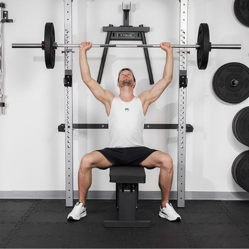 Klietka na stenu TREXO Mercury s lavičkou a stojanom na dosky čierna