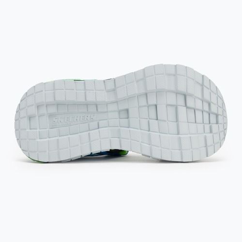 Detské sandále SKECHERS Mega Splash black/blue/lime