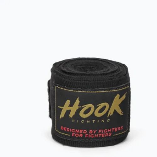 Boxerské bandáže HOOK FIGHTING TX0-B4M0045 400 cm čierna