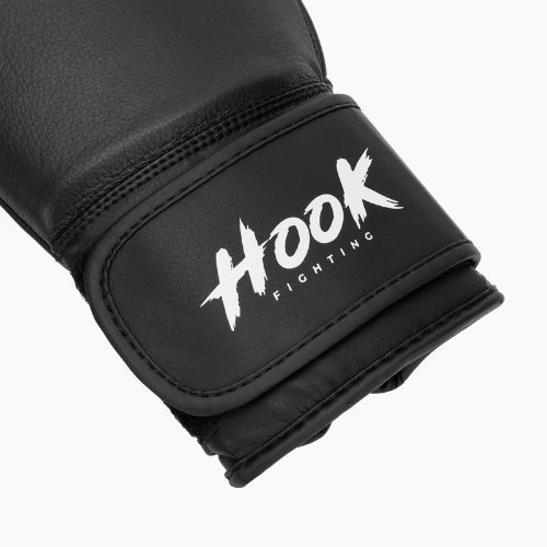 Kožené boxerské rukavice HOOK FIGHTING Ready to Fight čierne