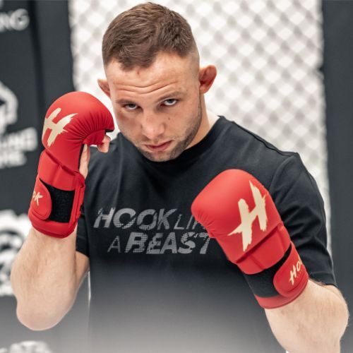 MMA HOOK FIGHTING sparing rukavice TX0-B4M0016 červená