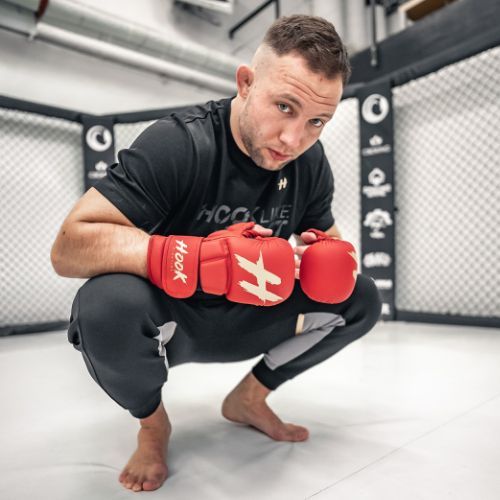 MMA HOOK FIGHTING sparing rukavice TX0-B4M0016 červená