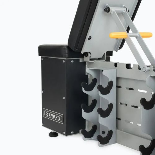 Nastaviteľná tréningová lavica XTREXO Storage čierna