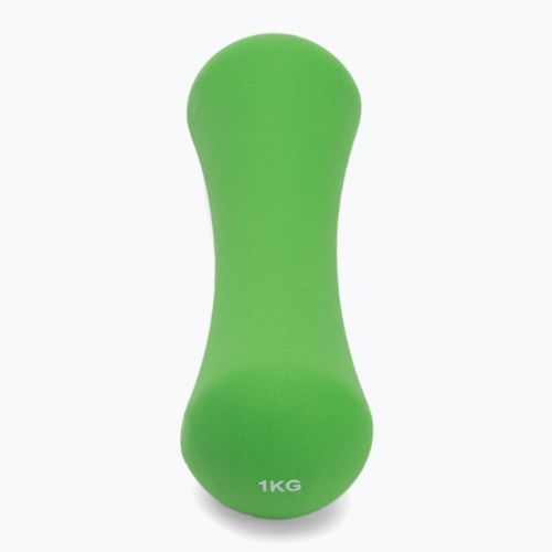 Neoprénová činka TREXO TX0-B4M008 1 kg zelená