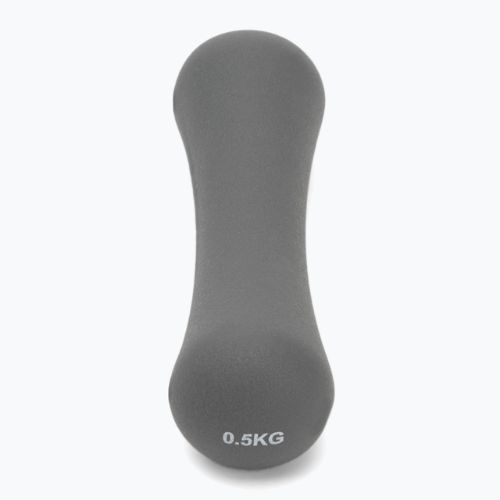 Neoprénová činka TREXO TX0-B4M007 0,5 kg sivá