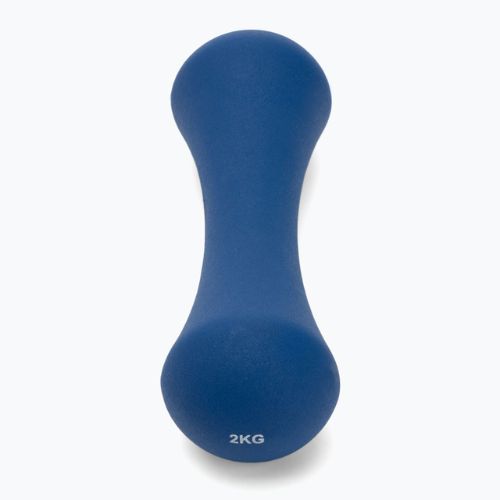 Neoprénová činka TREXO TX0-B4M010 2 kg modrá