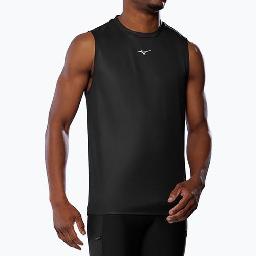 Pánske bežecké tričko Mizuno Core Graphic Sleeveless black oni