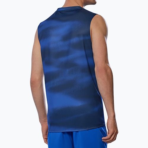Pánske bežecké tričko Mizuno Core Graphic Sleeveless reflex blue