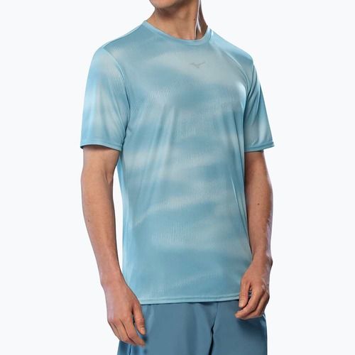 Pánske bežecké tričko Mizuno Core Graphic Tee cloud blue