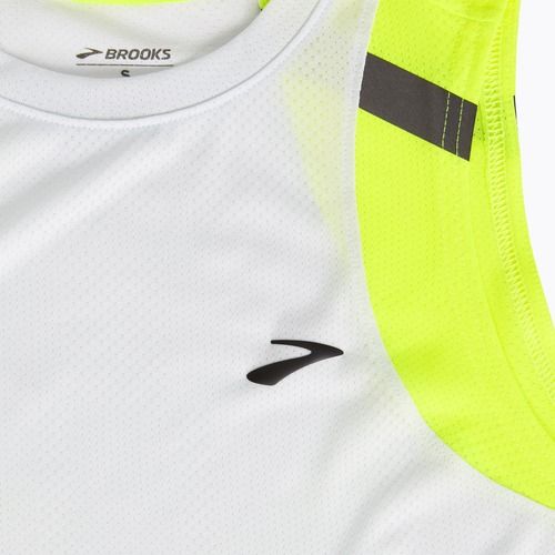 Dámske bežecké tričko Brooks Carbonite Tank icy grey/nightlife jacquard