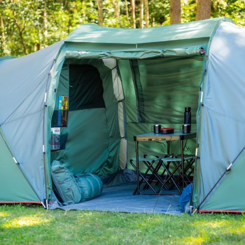 Kempingový stan pre 4 osoby KADVA Kavio 4.2 green