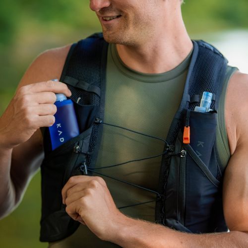 Fľaša Softflask KADVA Flowbie 150 ml blue
