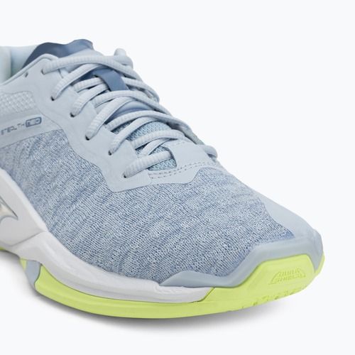 Dámske hádzanárske topánky Mizuno Wave Stealth Neo heather/white/neo lime