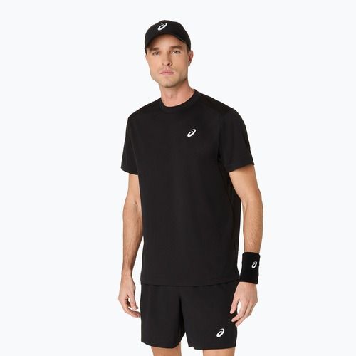 Pánske tenisové tričko ASICS Court Top performance black