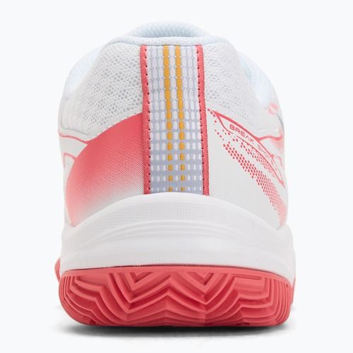 Detské tenisové topánky Mizuno Break Shot 5 Jr CC white/blue granite/calypso coral