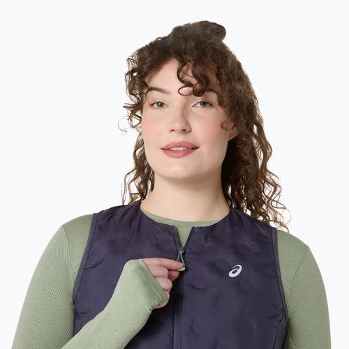 Dámska vesta ASICS Nagino Run Padded indigo fog