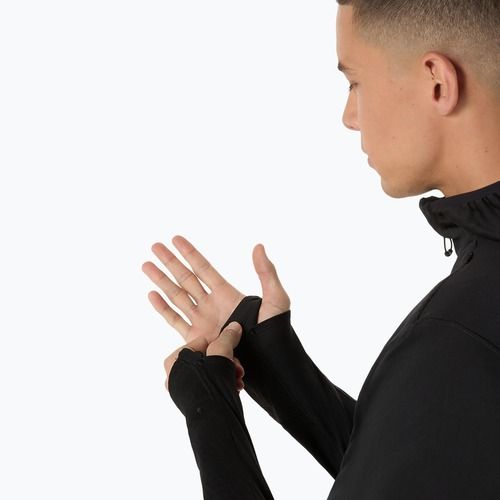 Pánska bežeckámikina ASICS Road Winter Hoodie performance black