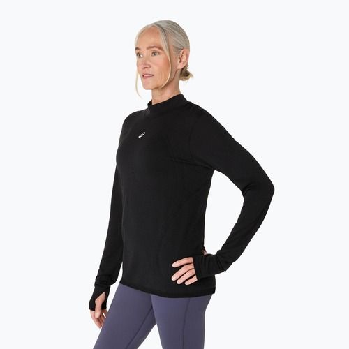 Dámske bežecké tričko longsleeve ASICS Road Winter Seamless performance black