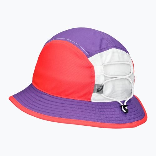 Klobúk ASICS Bucket performance flash red/edo purple/brilliant white
